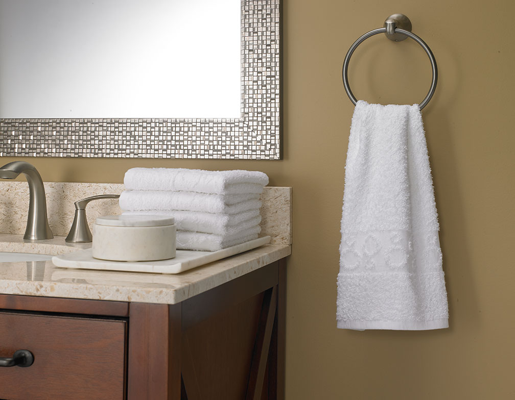 Set of 2 Outhouse Hand Towels for Bathrooms and Kitchen with